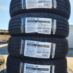 185/65/15  New Tires #4 Royal Black Mount & Balance // 4 llantas nuevas Instaladas Y Balanceadas