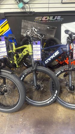 Cyke Falcon full suspension Mountain Electric Bikes
