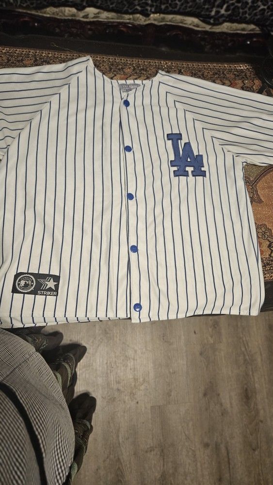 justsimplepieces
Vintage Pinstripe Los Angeles Dodgers Starter baseball jersey ...
más