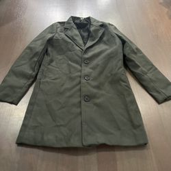 men's coat. Size M (Green)