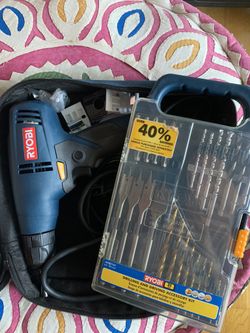 RYOBI 3/8 Corded Drill/driver Complete Kit