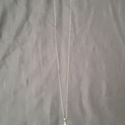 silver necklace