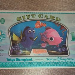 Tokyo Disney Money (Finding Dory) Limited Edition 1000 Yen