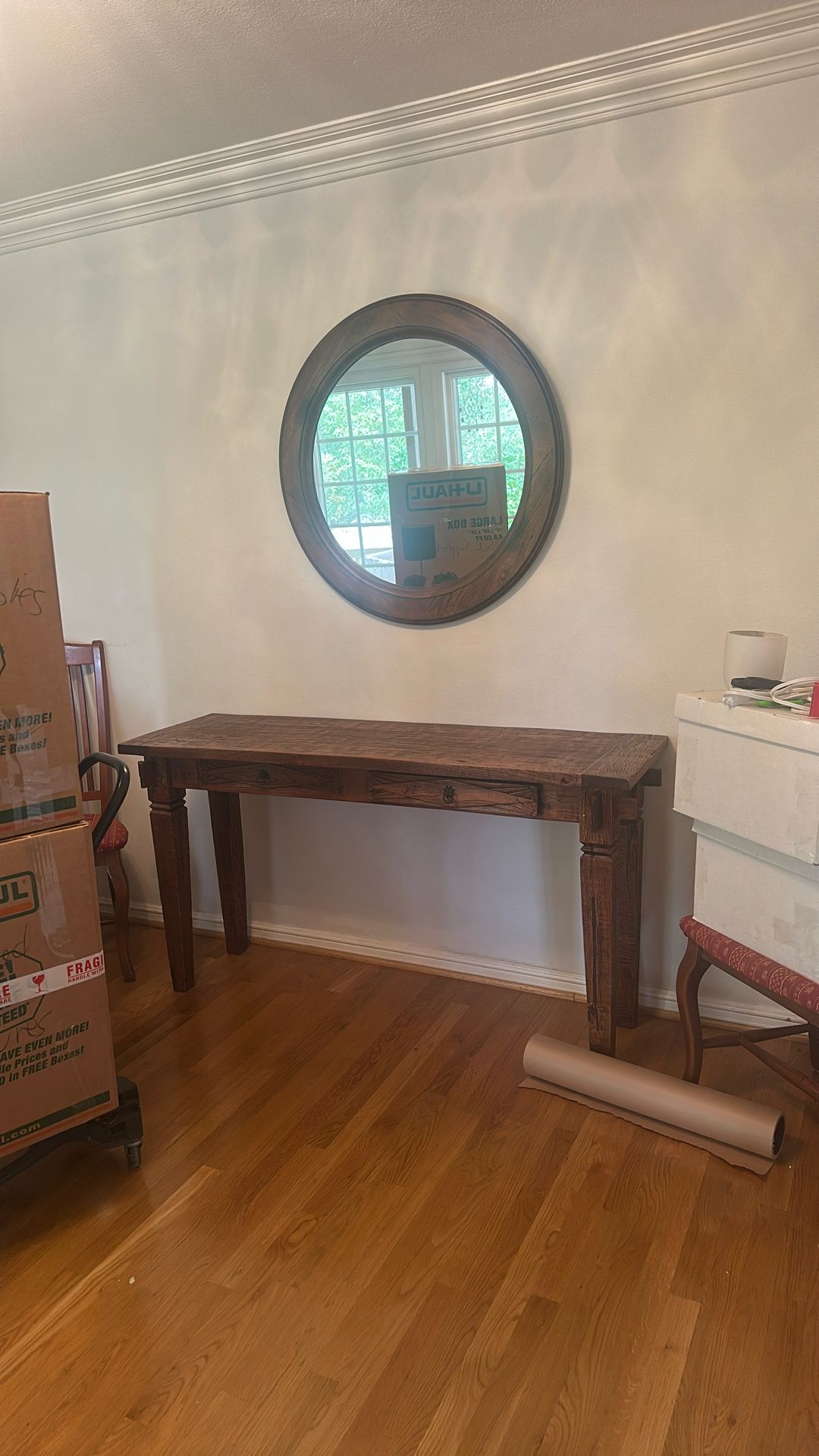Solid Wood Entrance Table