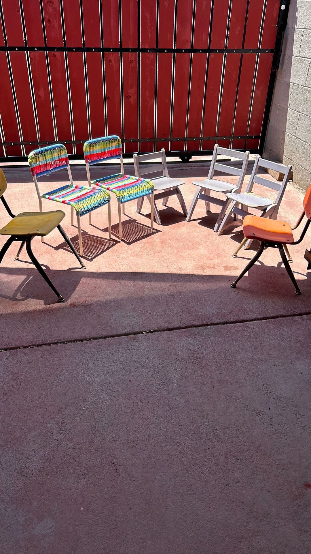 7 Kids Chairs All $30