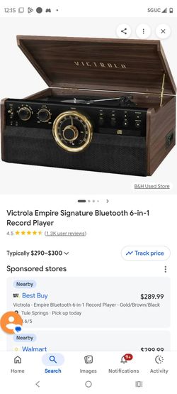 B.N.I.T.B Victrola-Empire 6-in-1 Bluetooth vinyl record player and turntable