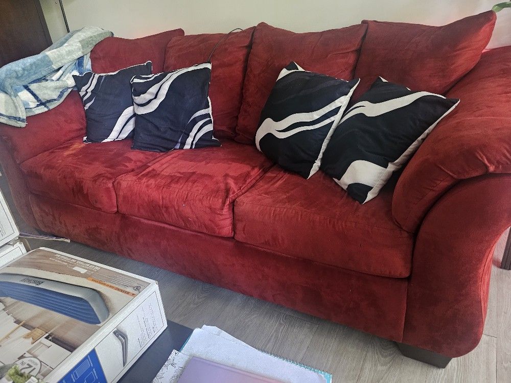 Couch, Full Size w/ Matching Chair