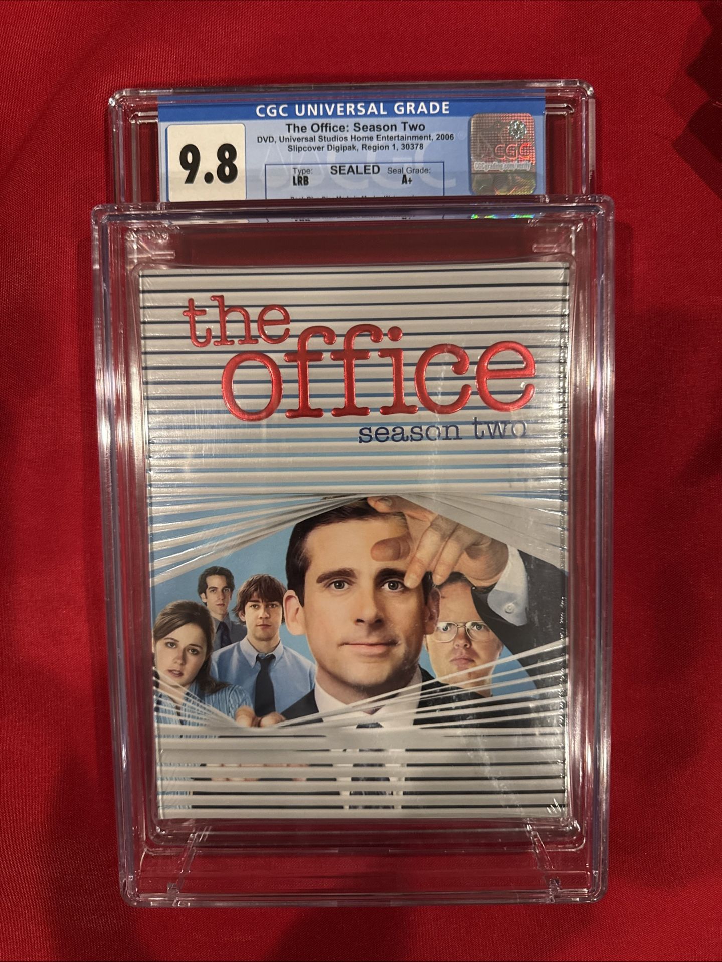 The Office: Season Two 2005 Steve Carell DVD Sealed A+ CGC 9.8