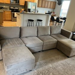 Light Grey Modular Couch