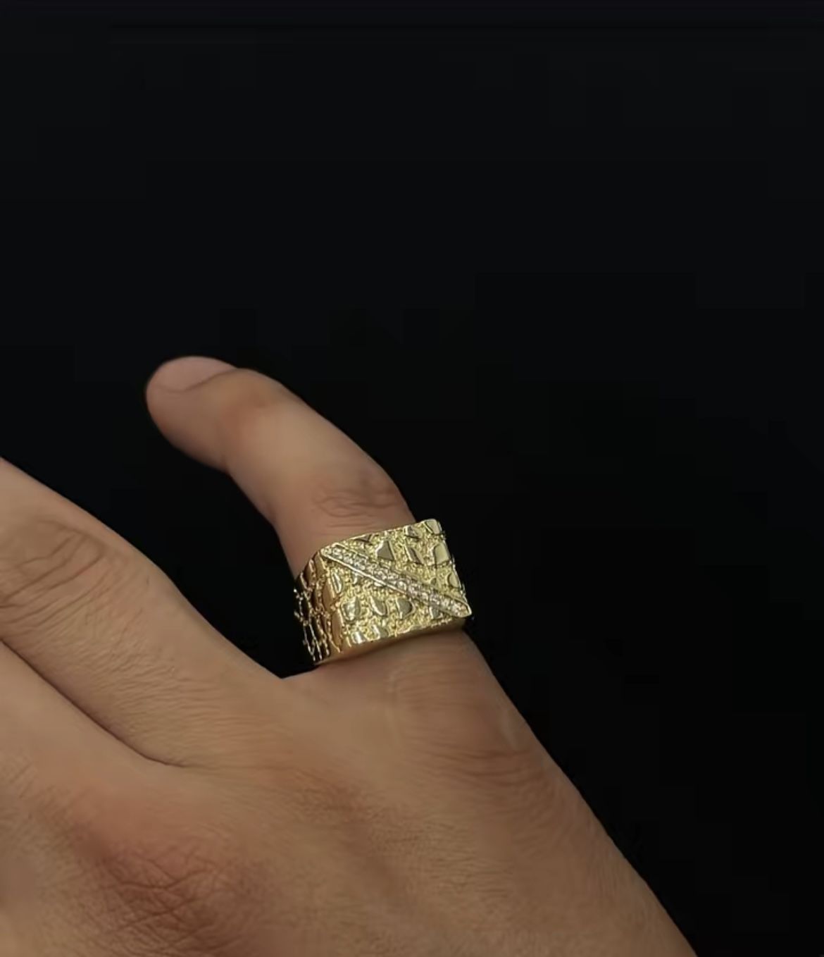 Golden Nugget Ring