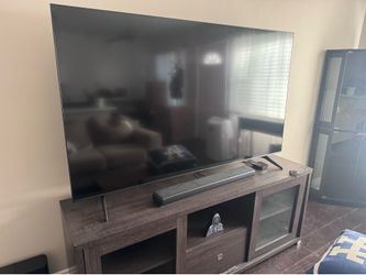 75 in tv tcl &sound bar tcl and tv stand today only