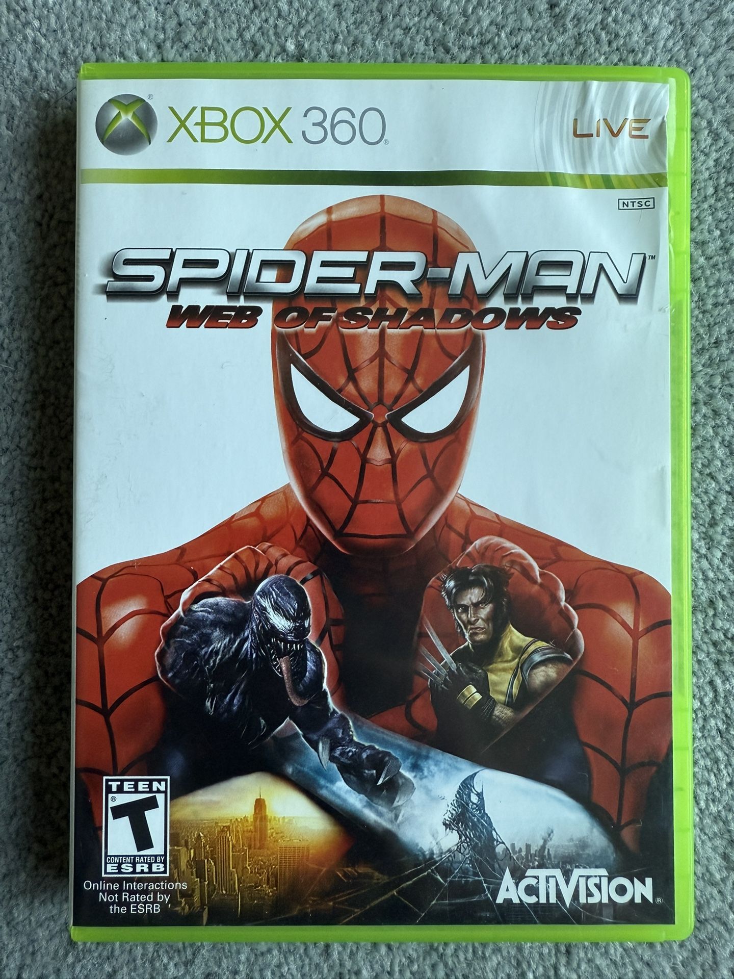 ***NO TRADES!!!*** Spider-Man: Web of Shadows (Xbox 360) ***flawless disk***