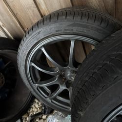 Rims & Q60 Stock Exhaust