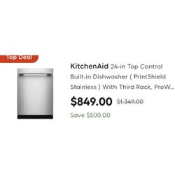 Kitchenaid Dishwasher