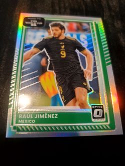 Raúl Jiménez Donruss Optic Road to FIFA World Cup Card