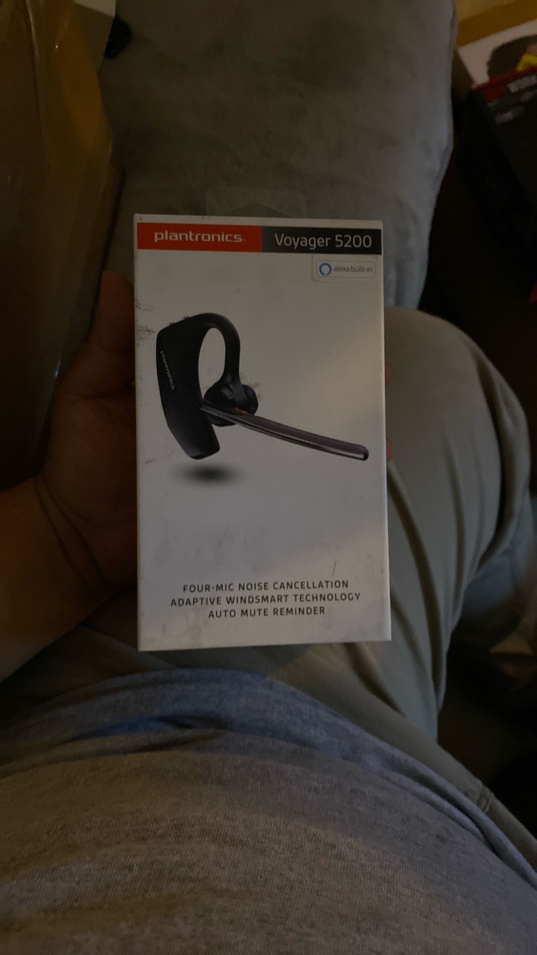 Plantronics - Voyager 5200 Bluetooth Headset Open Box