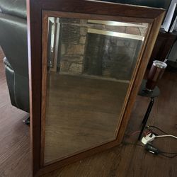 Wooden Mirror 