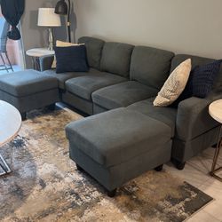 Wayfair Grey Couch 