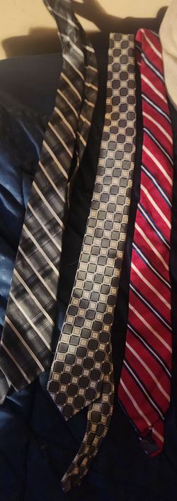 Lot of 3 Men's Dress Ties