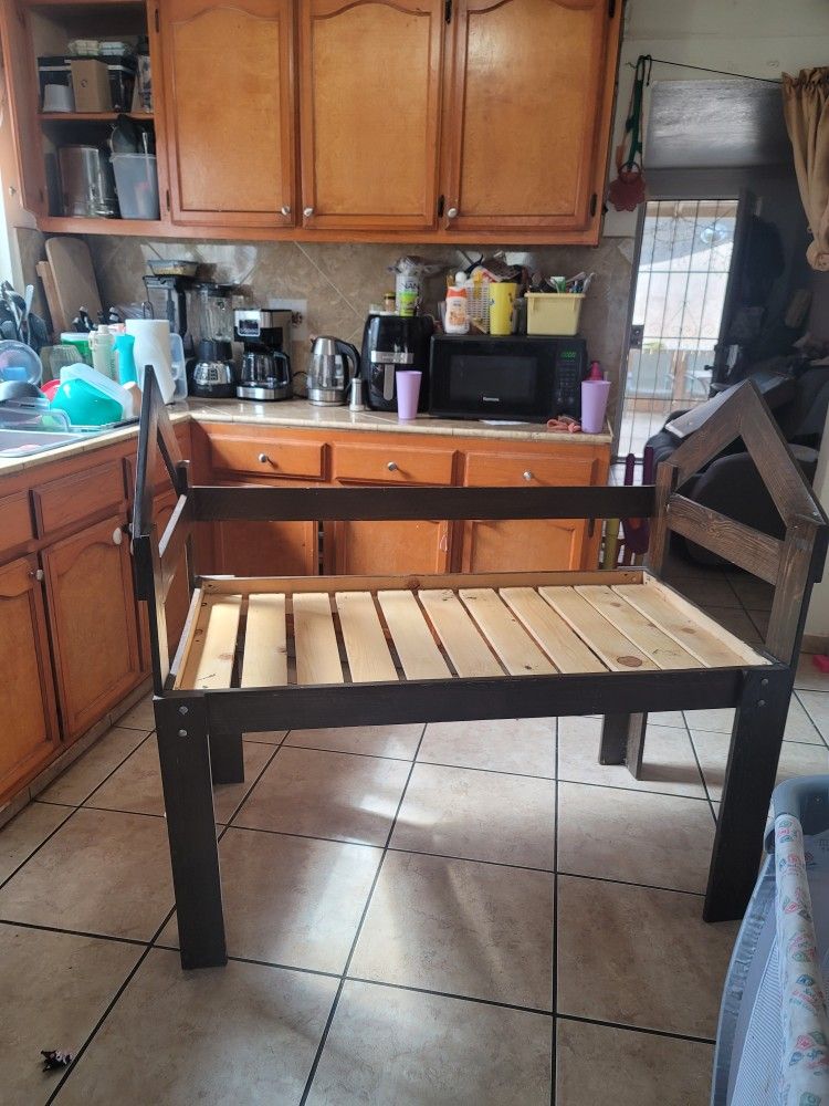Camita Para Niños De Madera