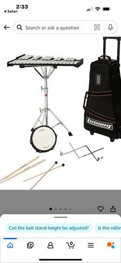 Ludwig M651R Educational Bell Kit w/Rolling Bag