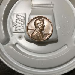 1968 Lincoln Penny with Error on Top 