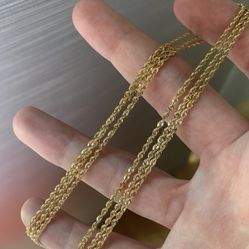 10k Gold Rope Chains 