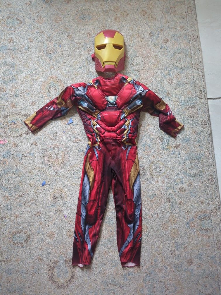 Iron Man Costume Size S For Boys