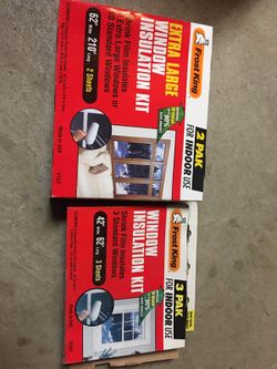 Window insulation kits