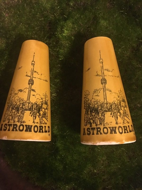 Vintage Astroworld Salt & Pepper Shakers