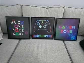 Gaming Wall Art 3 sets