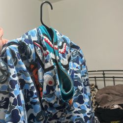 Blue Bape Hoodie