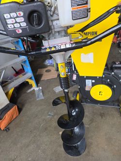 CHAMPION GAS 8"IN AUGER NEW