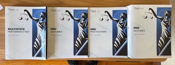 Themis Bar review books - USED