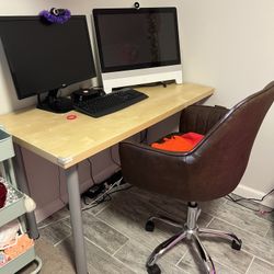 Computer Desk + Office Chair – Great Condition