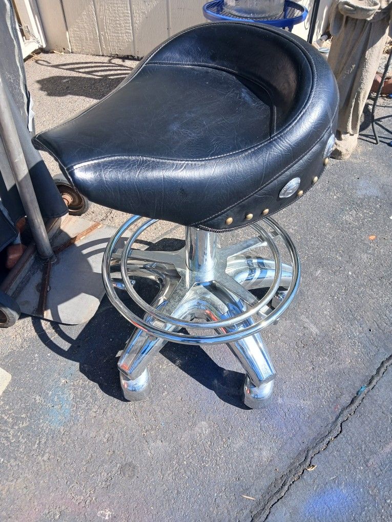 Motorcycle Seat Bar Stool