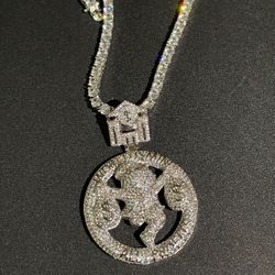 Icy Monopoly Tennis Chain🤵‍♂️💎