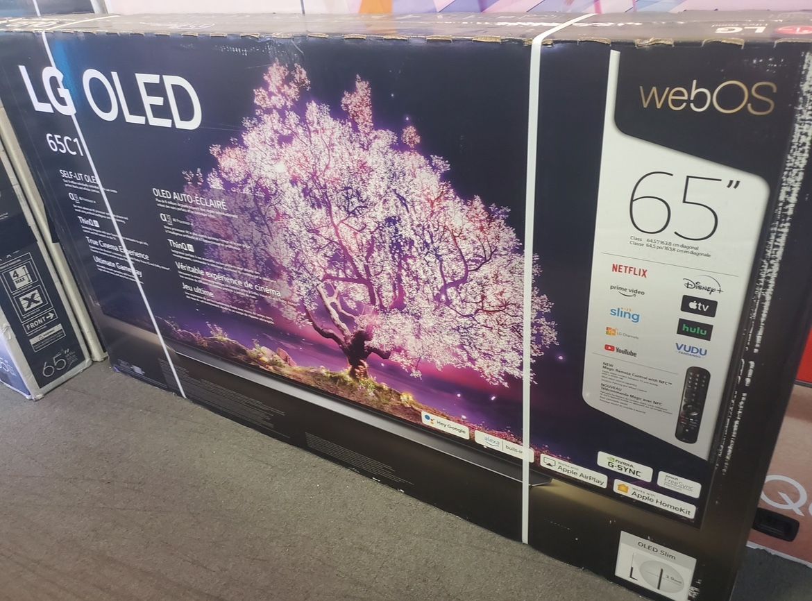 LG 65” 4K OLED C1 Smart Tv