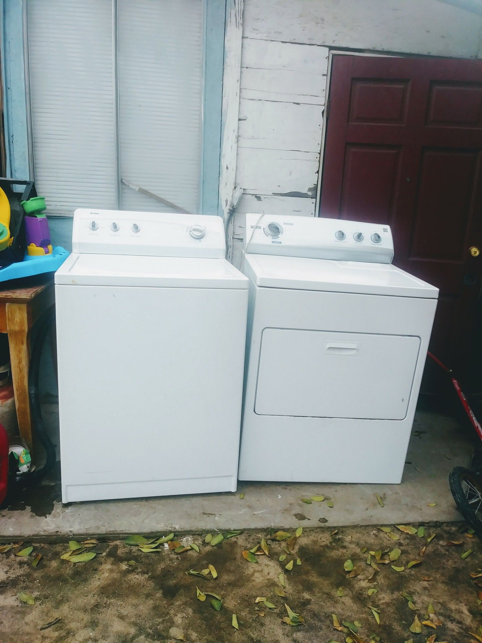 Kenmore washer and dryer