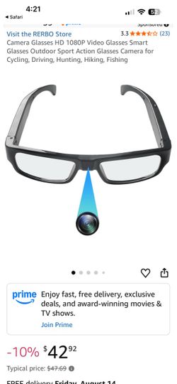 Eyeglass camera