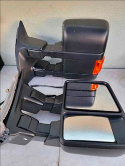 08-16 Ford F250 F350 F450 F550 Super Duty Tow Mirrors Espejos Retrovisores