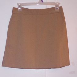 Express Tan Beige Light Brown Mini Skirt W 8