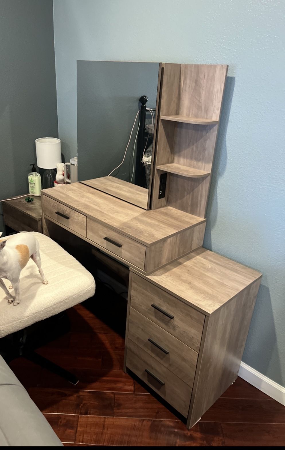 Vanity / Desk With Hidden Storage