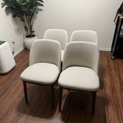 Beige Dining Chairs (4)
