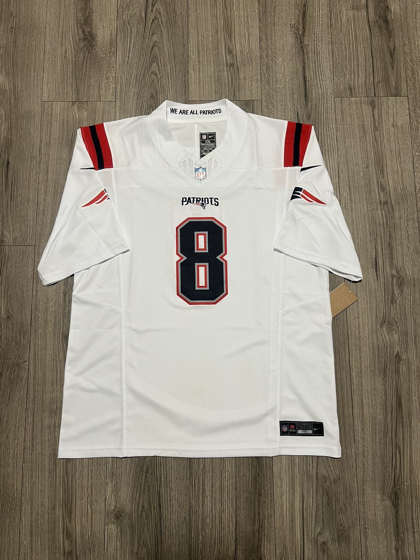 MENS STEFON DIGGS NEW ENGLAND PATRIOTS JERSEY 2XL XXL