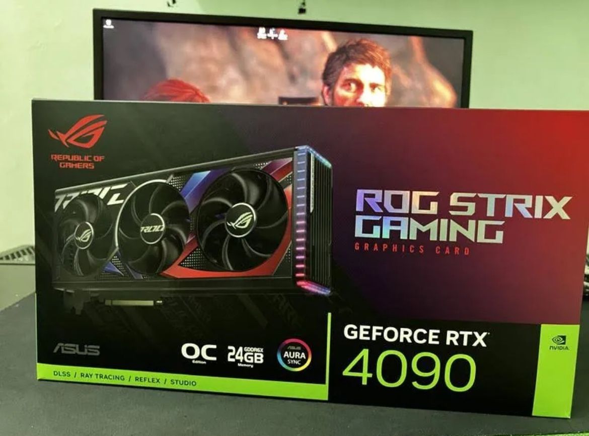 Asus ROG Strix GeForce RTX 4090 OC Edition Gaming Graphics Card