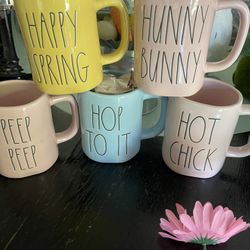 Rae Dunn Easter Mugs 