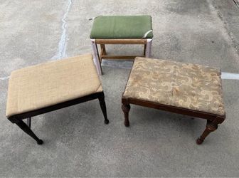 Vintage Vanity Benches