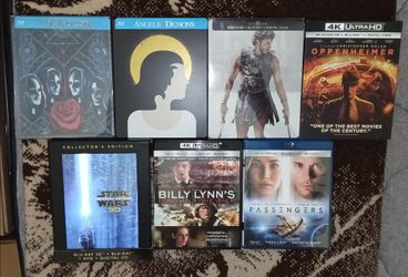 Steelbooks, Blu-rays/3D and DVDs