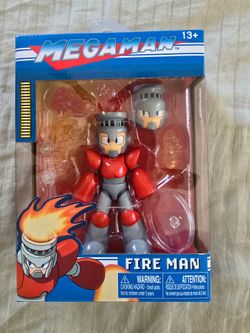 Megaman fireman figure